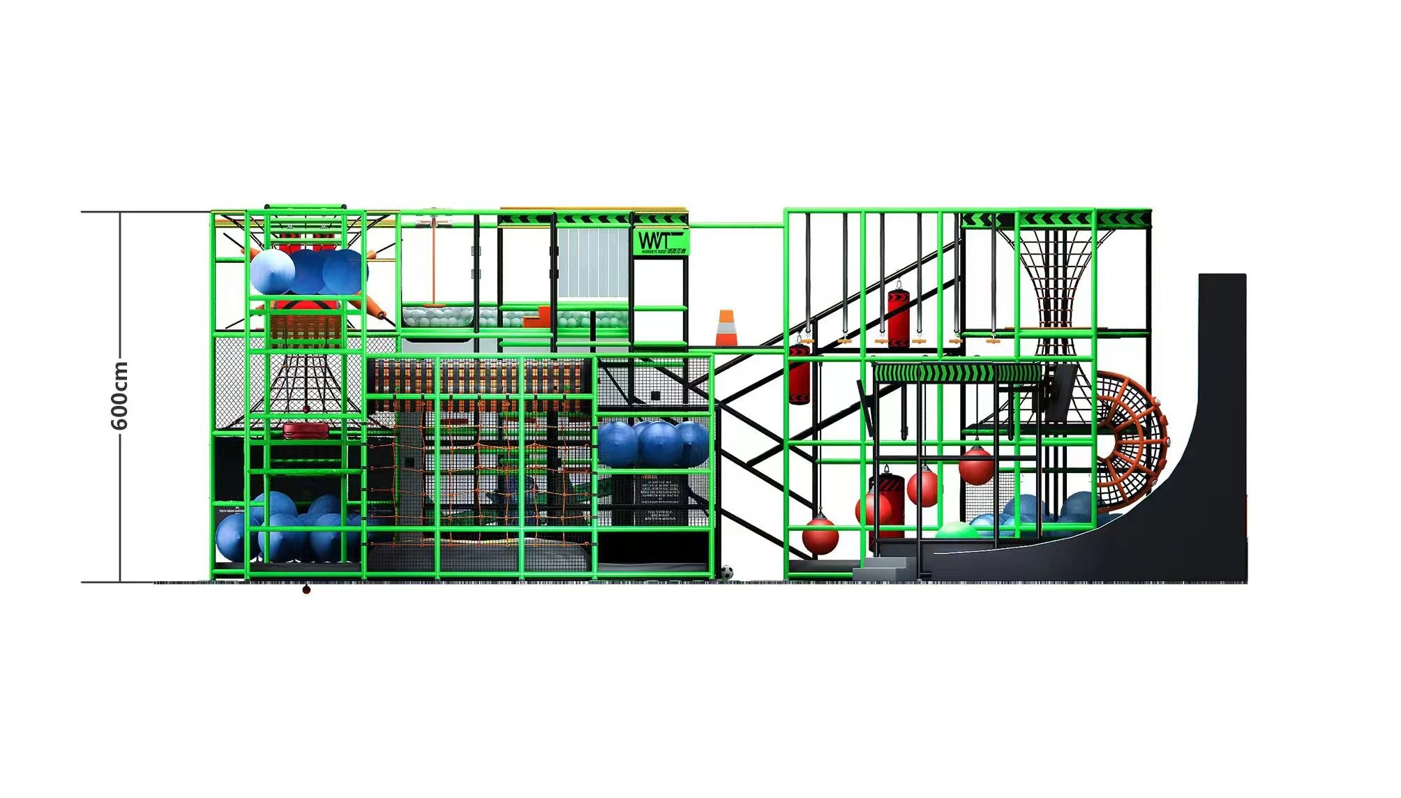 Ninja Warrior Indoor Adventure Park | Extreme Obstacle Course Dream Garden Manufacturer