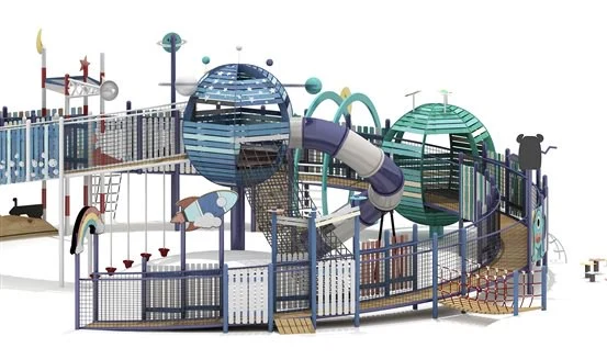 Barrier-Free playstructure (Space theme)