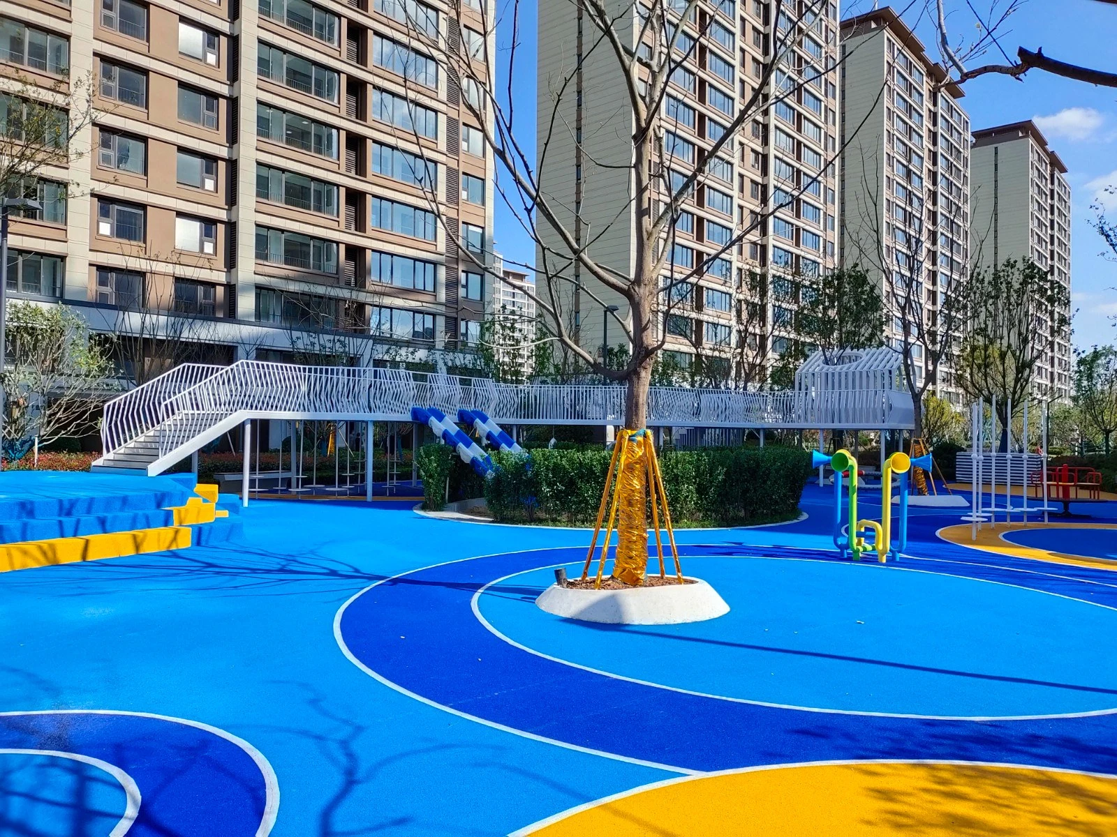 Commercial Playground Equipment for New Residential Developments, Designed for Ages 3-12