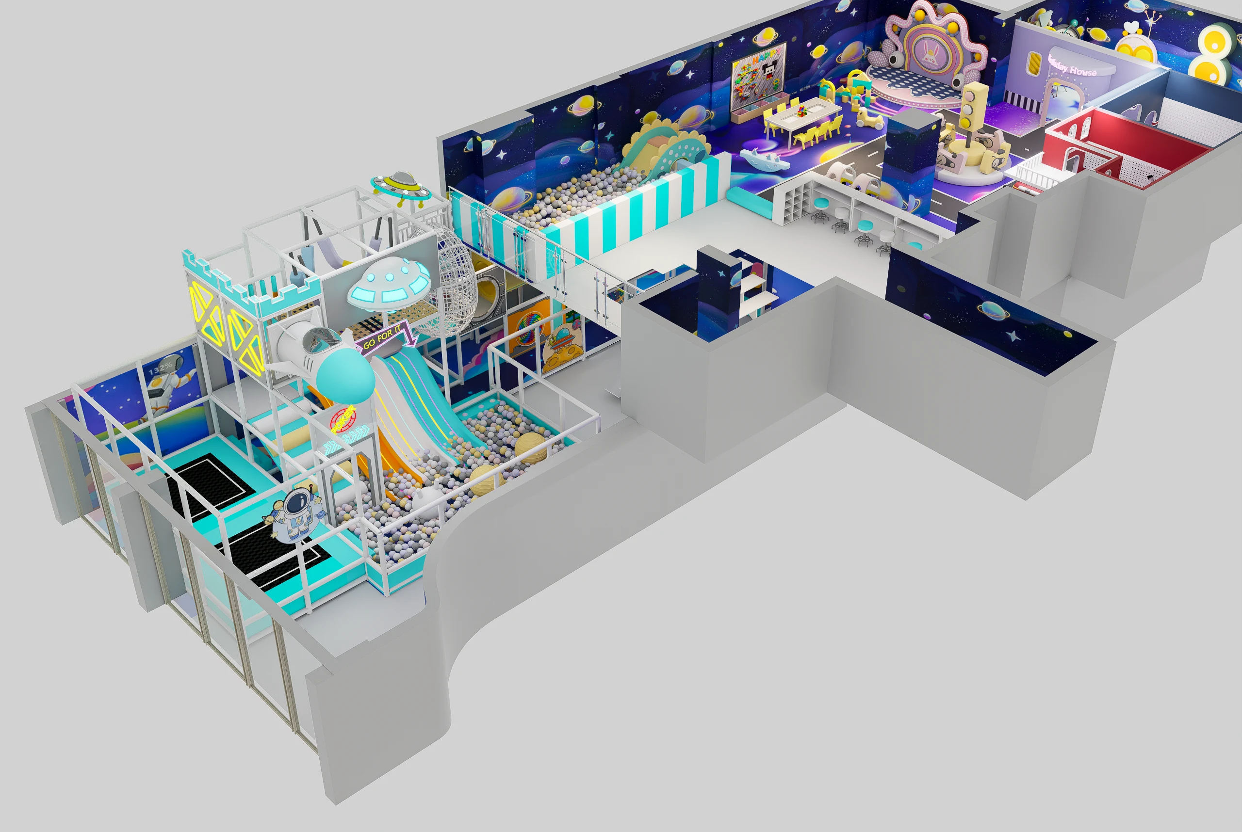Tailored Interactive Play Areas for Scientific Centers