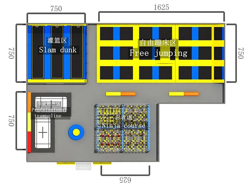 Commercial Trampolines Park for Sale