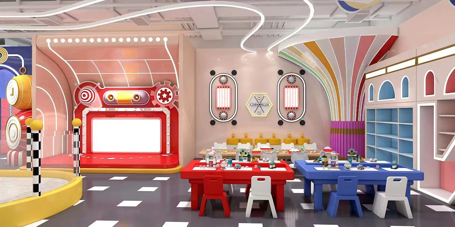 Colorful Kids' Play Diner - Custom Indoor Playground Equipment