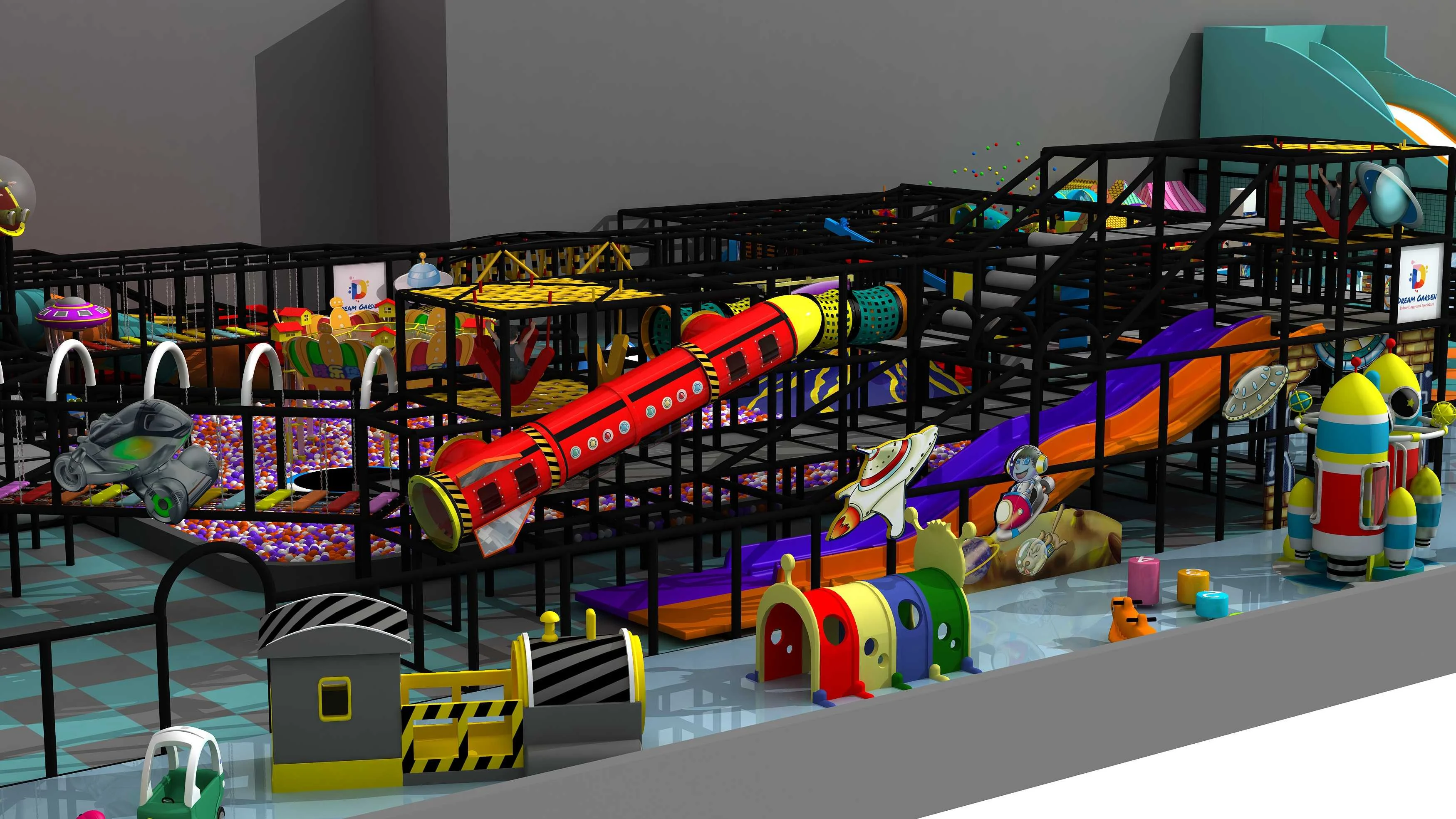 How does the fec family entertainment center choose equipment?