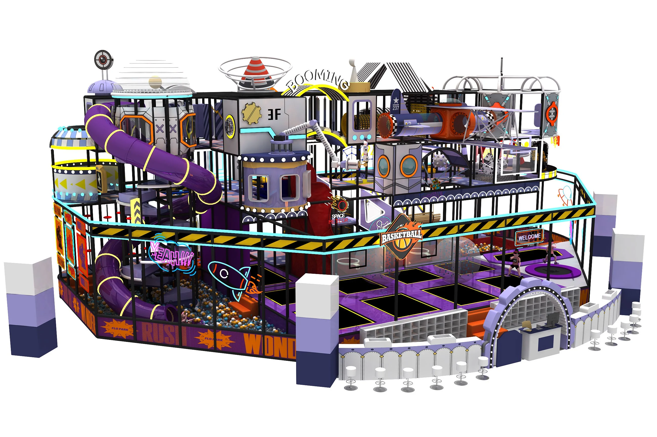 Star Trek theme indoor playground designed by Dream garden