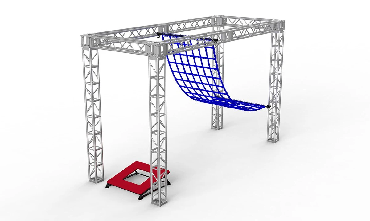 Indoor Trampoline Ninja Warrior Adventure Park for Sale