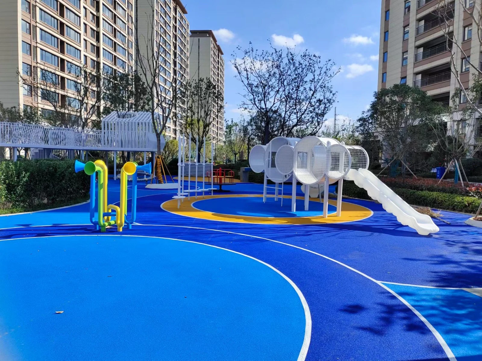 Commercial Playground Equipment for New Residential Developments, Designed for Ages 3-12