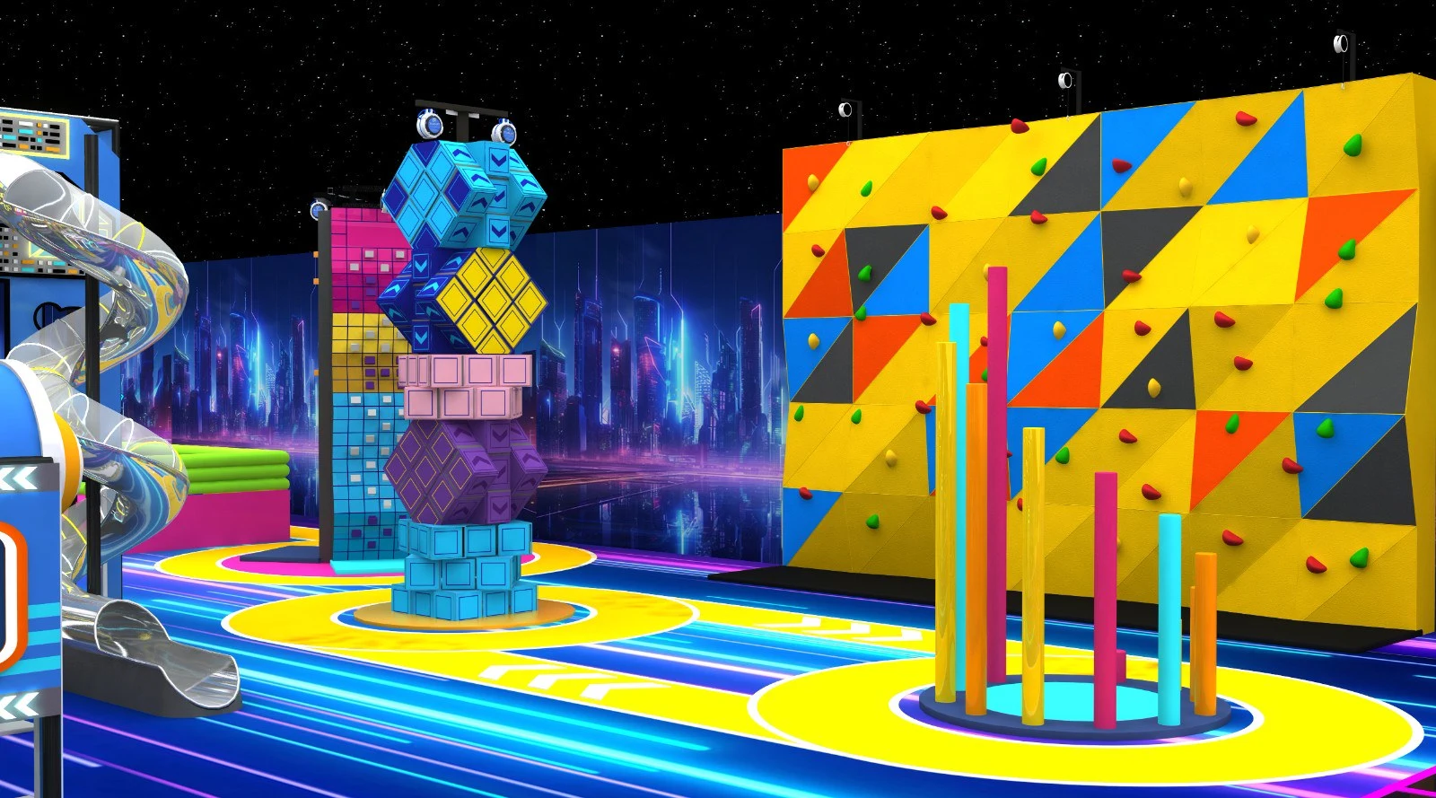 4000㎡ Futuristic Indoor Playground Adventure - A USD 1.2 Million Investment in Fun and Innovation