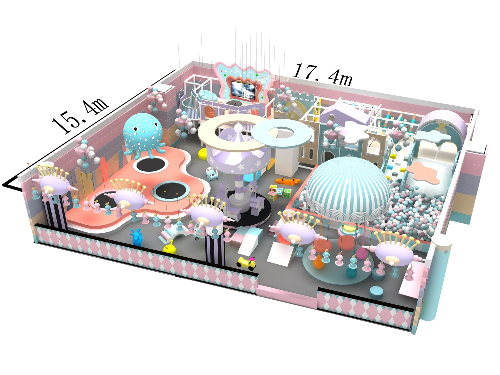 What should we pay attention to when opening a indoor playground park?