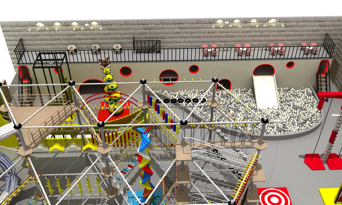 4000 square meters indoor children's playground