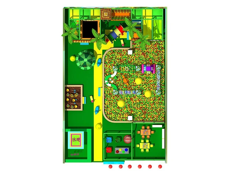 Jungle theme children indoor playground equipment for sale