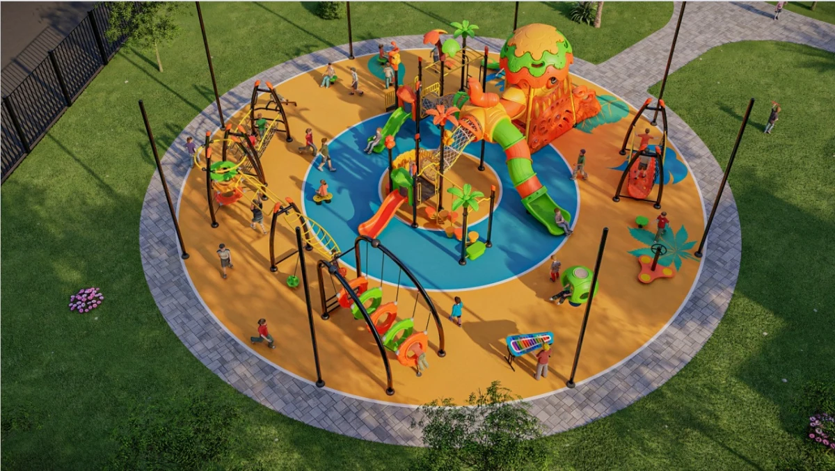 3D CAD design proposal for Craigieburn Community Sports & Jump Hub